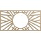 Ekena Millwork Hoover Wood Fretwork Pierced Ceiling Medallion, Birch, 36"W x 18"H x 13 3/8"ID x 3/8"T CMWP36X18X0375HOBI - alternate 1